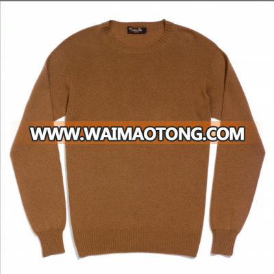 men's pure Cashmere Sweater crew neck