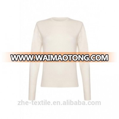 100% Cashmere Sweater round neck sweater