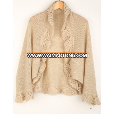 loose cardigan crochet cashmere sweater